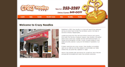 Desktop Screenshot of crazynoodlescafe.com